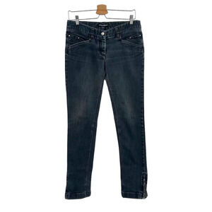 Dolce & Gabbana Low Rise Straight Leg Zipper Ankle‎ Y2K Jeans Size US 8